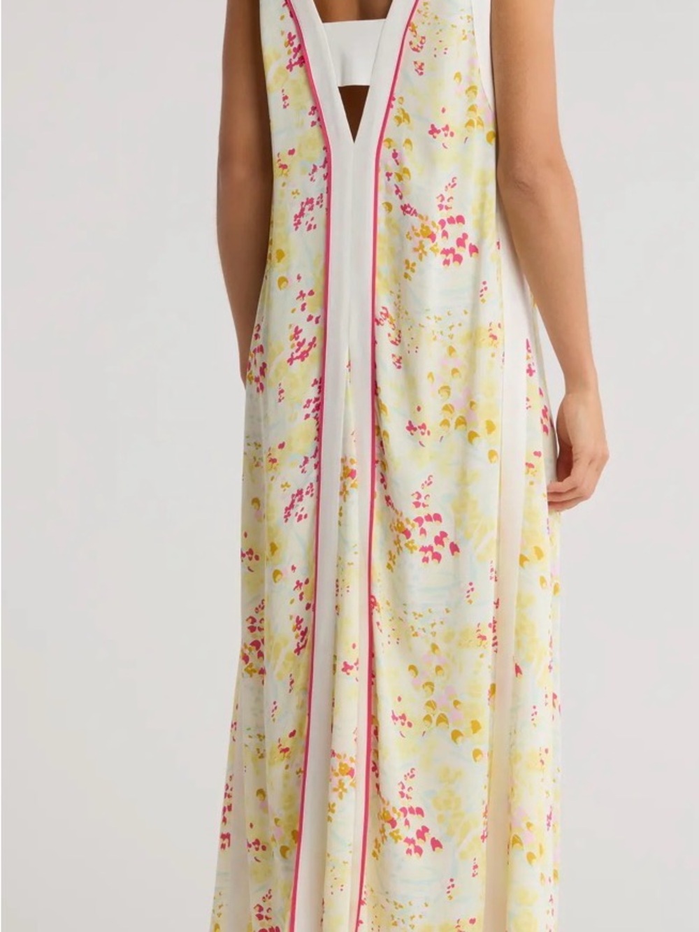 Reiss Eliza Buttercup Print Midi Dress - Picture 5 of 5
